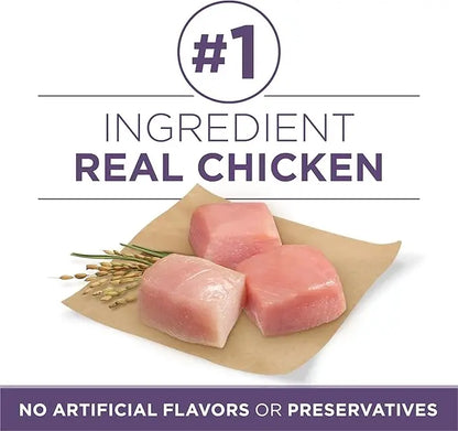 Purina ONE High Protein Dry Senior Dog Food Plus Vibrant Maturity Adult 7 Plus Formula - 31.1 lb. Bag - PAWPICO