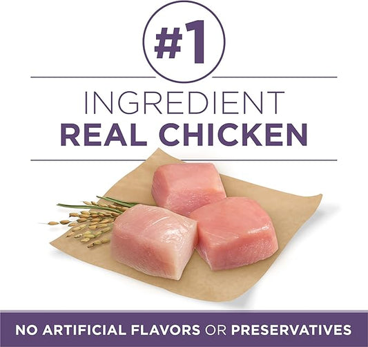 Purina ONE High Protein Dry Senior Dog Food Plus Vibrant Maturity Adult 7 Plus Formula - 16.5 lb. Bag - PAWPICO