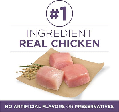 Purina ONE High Protein Dry Senior Dog Food Plus Vibrant Maturity Adult 7 Plus Formula - 8 lb. Bag - PAWPICO