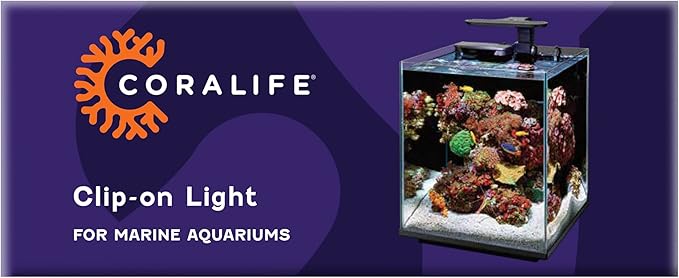 Coralife Aquarium Fish Tank Marine Salt Water Clip-On LED Light Coralife