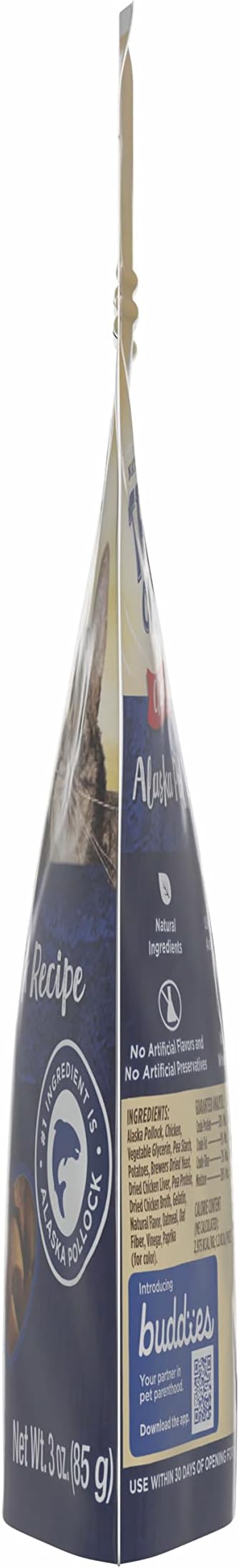 Blue Buffalo True Chews Natural Chewy Cat Treats, Alaska Pollock 3 oz bag BlueBuffaloCompanyLtd