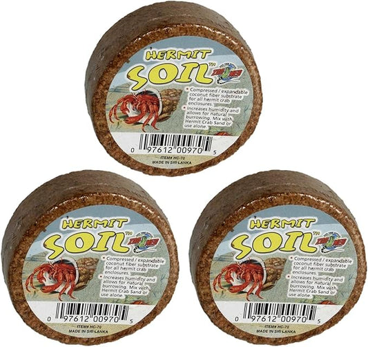 Zoo Med 3 Pack of Hermit Crab Soil ZooMed