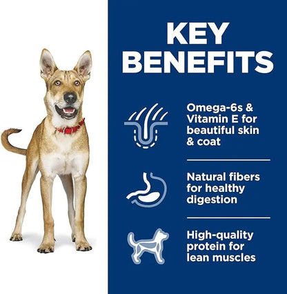 Hill's Science Diet Adult 1-6 Premium Nutrition Dry Dog Food, Chicken & Barley, 35 lb Bag (Pack of 1) - PAWPICO