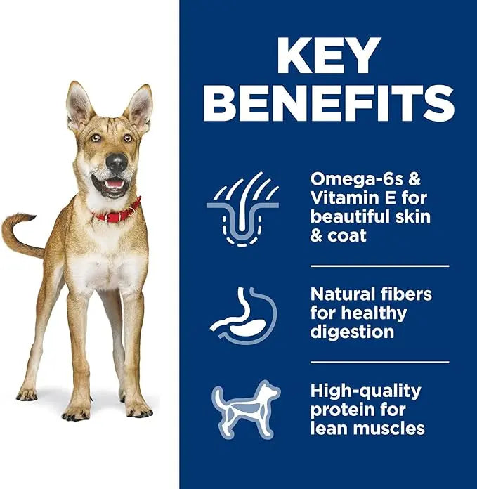 Hill's Science Diet Adult 1-6, Adult 1-6 Premium Nutrition, Dry Dog Food, Chicken & Barley, 15 lb Bag - PAWPICO