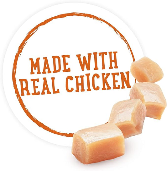 Purina Beneful Gravy Wet Dog Food, Prepared Meals Simmered Chicken Medley - (8) 10 oz. Tubs - PAWPICO