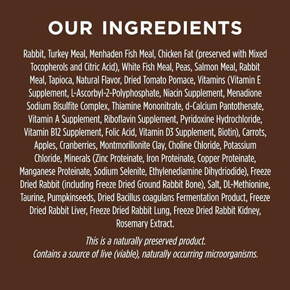 Instinct Original Grain Free Recipe with Real Rabbit Natural Dry Cat Food, 10 lb. Bag - PAWPICO