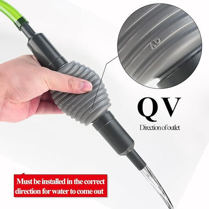 boxtech Fish Tank Water Change, Vacuum Siphon Water Changer Pump Sand Cleaner for Aquarium Water Filter Boxtech