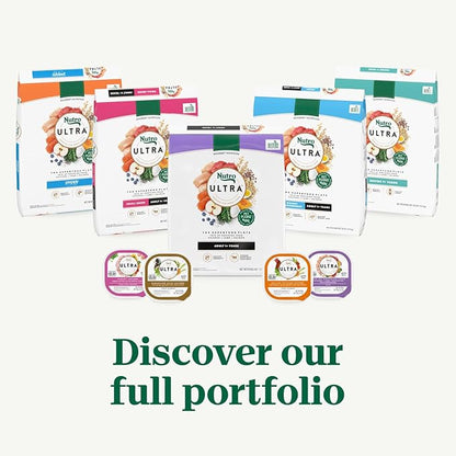 Nutro Ultra Adult Small Breed Dry Dog Food, Chicken, Lamb and Salmon Protein Trio, 22 lb. Bag - PAWPICO