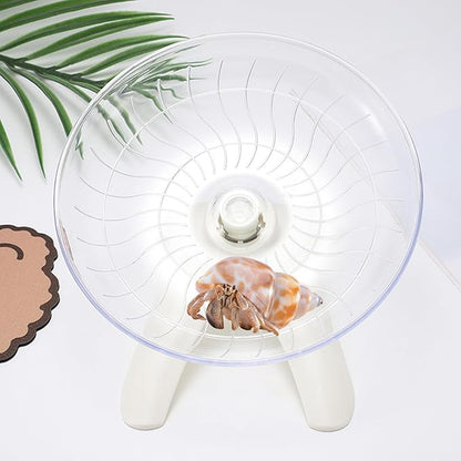 Hermit Crabs Wheel Toy, Hamster Running Wheel Toys, Small Animals Cage Accessory, Tank Accessory, Suitable for Hermit Crab Hamster Rat Oooct