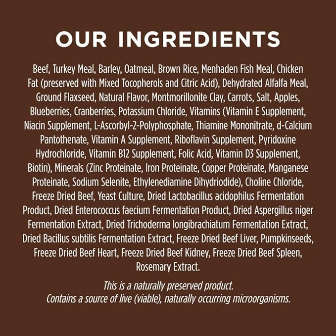 Instinct Be Natural Real Beef & Barley Recipe Natural Dry Dog Food, 25 lb. Bag - PAWPICO