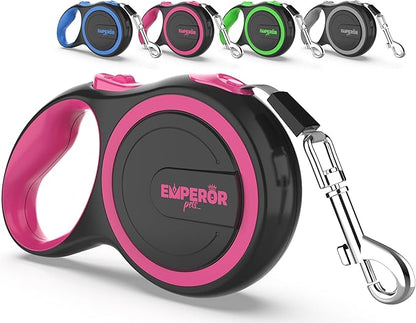 Emperor Pets 16 Feet Retractable Dog Leash Large Dogs - Up to 110lb, Large Dog Leash Heavy Duty Dog Leash Retractable 26 ft, Dog Leashes for Large Breed Dogs, Dog Leashes for Medium Dogs -PK16 EmperorPets