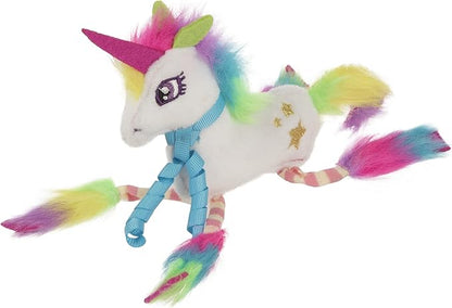 SmartyKat Dazzle Unicorn Crinkle Plush Catnip Cat Toy - White, One Size - PAWPICO