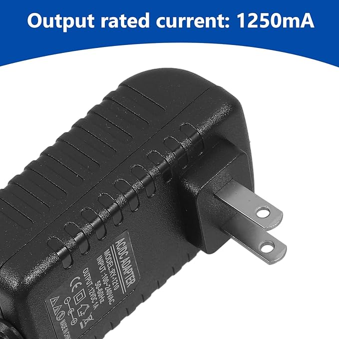 UPKOCH 12V 1A LED Power Adapter, AC110V to DC12V Switching Power Supply Converter for Aquarium Fish Tank Light, Fish Tank Strip Light Plug, US Plug UPKOCH