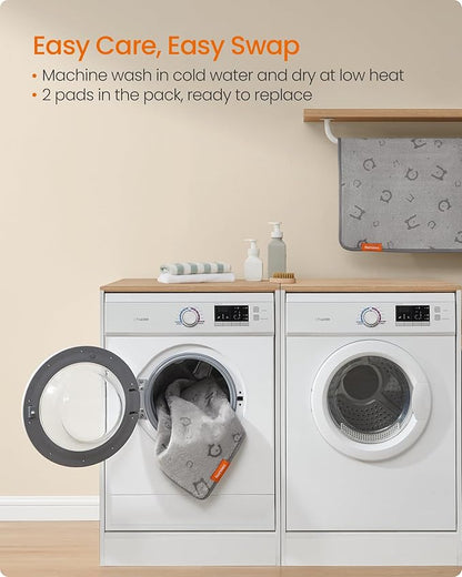 Feandrea Washable Pee Pads for Dogs, 2 Pack, Reusable Dog Pads, 60 x 48 Inches, XL, Waterproof Pet Training Pads, Leakproof, Non-Slip, Super Absorbent, for Dogs, Cats, Rabbits, Dove Gray UPTD004G01 - PAWPICO