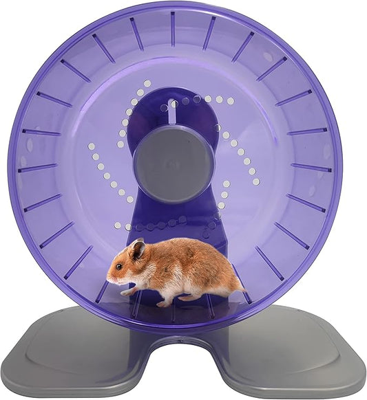 Petest Hamster Exercise Wheel, Silent Spinner Hamster Running Wheels, Diameter 8.3 inch, Purple Petest