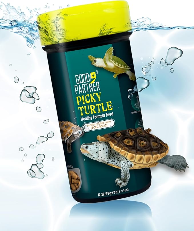Purify Series for Aquatic Turtle Food, Suitable for Turtles and Red Eared Slider, Floating Sticks, Good for Shell Health and Growth, 1.94 oz (Pack of 1) GOODPARTNERFishFoodPurifySeries