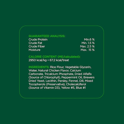 Minties Dental Chews for Dogs, 60 Count, Vet-Recommended Mint-Flavored Dental Treats for Medium Dogs 25-50 lbs, Dental Bones Clean Teeth, Fight Bad Breath, and Removes Plaque and Tartar Minties