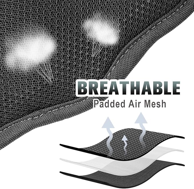 BARKBAY No Pull Dog Harness Large Reflective Dog Harness with Front Clip and Easy Control Handle for Walking Training Running with ID tag Pocket(Black,XL) - PAWPICO