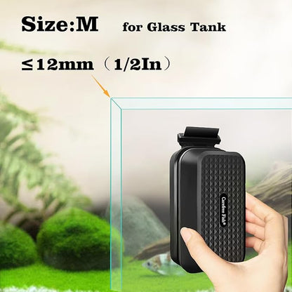 Carefree Fish Aquarium Super Strong Magnetic Cleaner for Glass Fish Tank Magnet Brush with Algae Scrapers Floating Bewatermyfriend