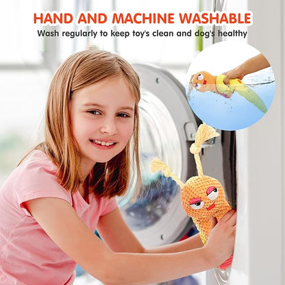 Dog Enrichment Toys - Dog Puzzles Squeaky Treat Dispensing Crinkle Plush Snuffle Toys - Dog Treat Toy for Small Medium Large Dogs Tough Funny Soft Puppy Toy, Snail - PAWPICO