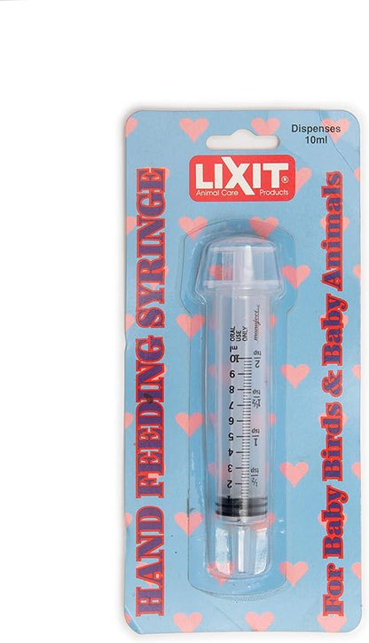 Lixit Hand Feeding Syringes for Puppies, Kittens, Rabbits and Other Baby Animals (10ML Pack of 4) Lixit