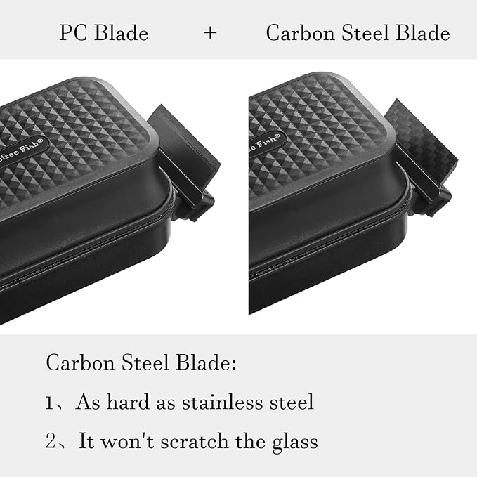 Carefree Fish Aquarium Super Strong Magnetic Cleaner for Glass Fish Tank Magnet Brush with Algae Scrapers Floating Bewatermyfriend