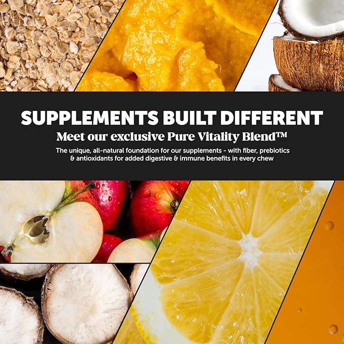 Pet Honesty Multivitamin Dog Supplement, Glucosamine Chondroitin for Dogs, Probiotics, Omega Fish Oil, Dog Supplements & Vitamins, Dog Vitamins for Skin and Coat Allergies, (Chicken 90 ct) PetHonesty