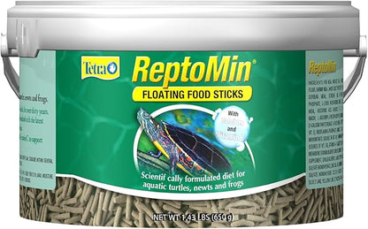 Tetra ReptoMin Floating Food Sticks, Food for Aquatic Turtles, Newts and Frogs, 1.43 lbs Tetra