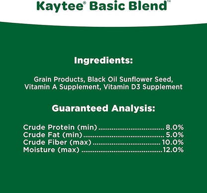 Kaytee Wild Bird Basic Seed, 20lbs (2 Packs of 10lbs) Kaytee