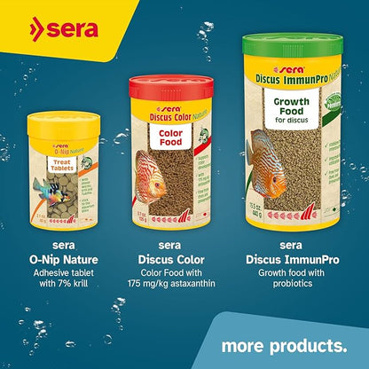Sera Discus Granules Nature 10l (4,2kg/147,1 oz) | Main Feed for All Discus & Ornamental Fish | Rich in Aquatic Proteins & Minerals | No Dyes or Preservatives | Boosts Growth, Health & Fertility Sera