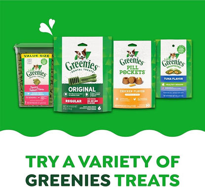 GREENIES Original Petite Natural Dog Dental Care Chews Oral Health Dog Treats, 72 oz. Pack (120 Treats) - PAWPICO