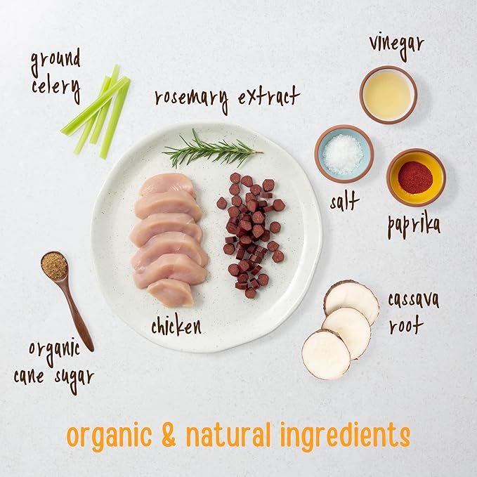 Full Moon All Natural Human Grade Dog Treats, Essential Chicken Savory Bites, 16 Ounce - PAWPICO