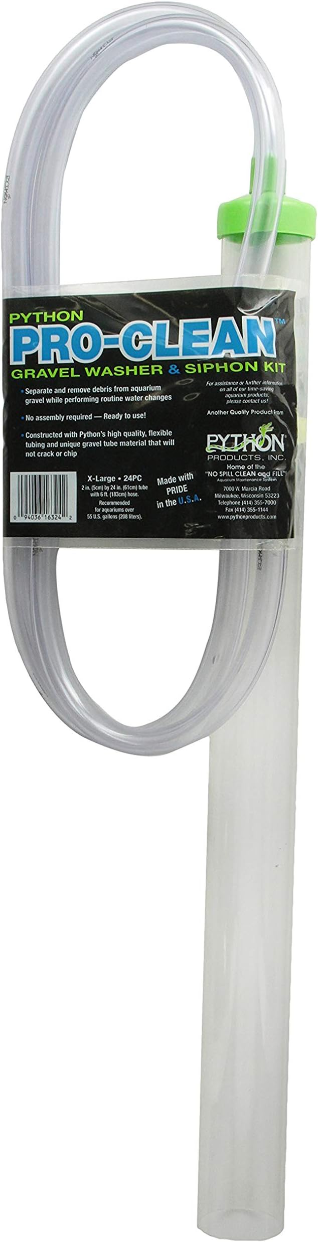 Python PRO CLEAN - EXTRA LARGE (for tanks to 55 Gallons) Python