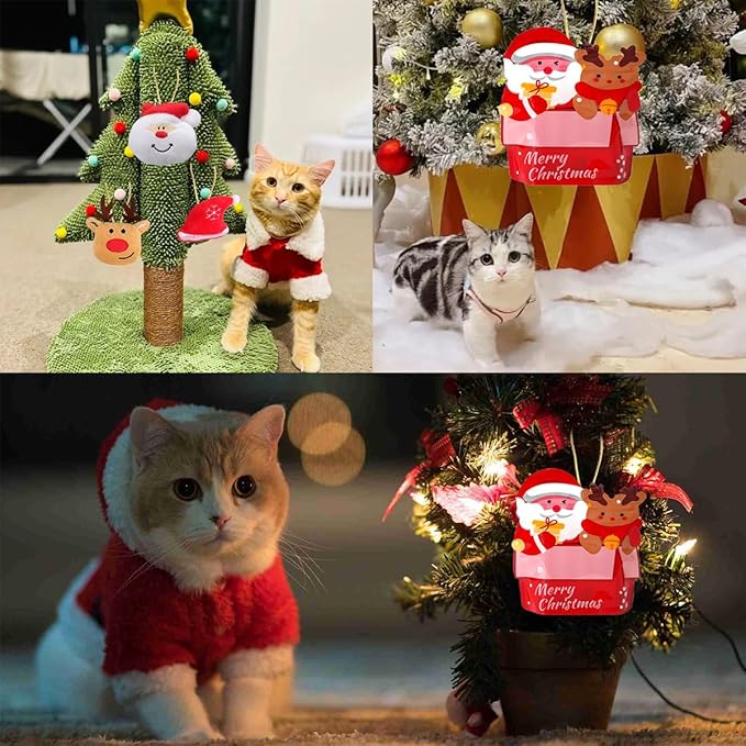 25 Pack Christmas Cat Toy, Kitten Toy Bag Set Assorted with Cat Spring Toy, Cat Ball Toy, Crinkle Cat Toy, Mouse for Cats Interactive Play - PAWPICO