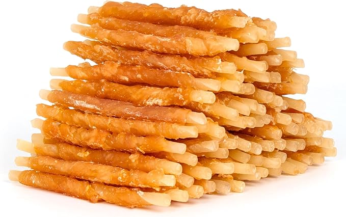 MON2SUN Rawhide Free Dog Treats Chicken Wrapped Cod Sticks for Small Dogs Healthy Training Treats Soft Dog Snacks (31.75 Ounce -Pack of 1) - PAWPICO