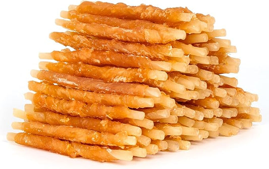 MON2SUN Rawhide Free Dog Treats Chicken Wrapped Cod Sticks for Small Dogs Healthy Training Treats Soft Dog Snacks (31.75 Ounce -Pack of 1) - PAWPICO