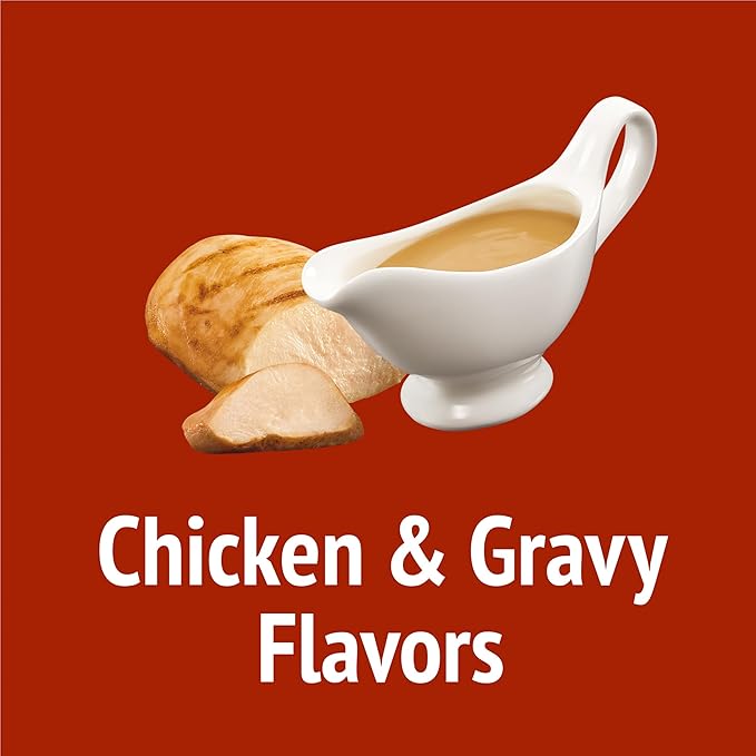 Purina Friskies Cat Treats, Party Mix Gravy-licious Crunch Chicken and Gravy Flavors - 20 oz. Pouch PurinaTreats