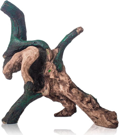 Fish Tank Decorations Aquarium Décor Resin Artificial Tree Trunk Root (G) Taomypets