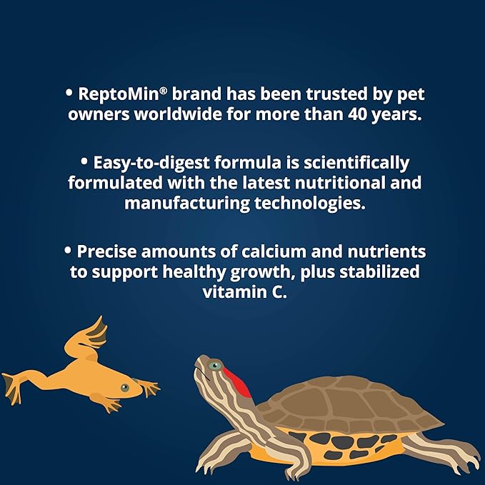 Tetra ReptoMin Floating Food Sticks, Food for Aquatic Turtles, Newts and Frogs, 2.65 lbs Tetra