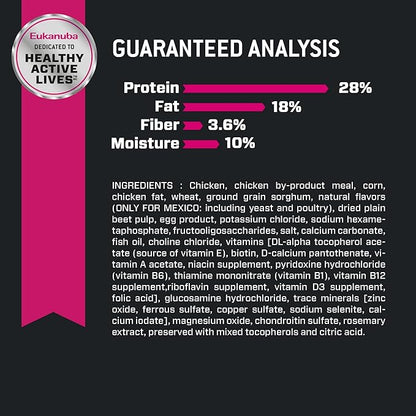 Eukanuba Adult Small Breed Dry Dog Food, 4.5 lb - PAWPICO