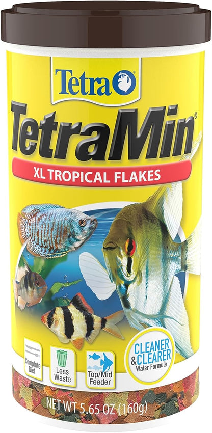 Tetra 16155 Min Large Tropical Flakes For Top/Mid Feeders, 5.65-Ounce Tetra