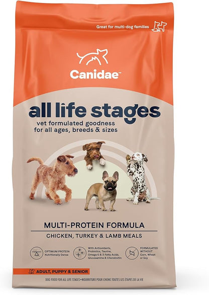 Canidae All Life Stages Dry Dog Food, Multi-Protein Formula, 5 lbs. - PAWPICO