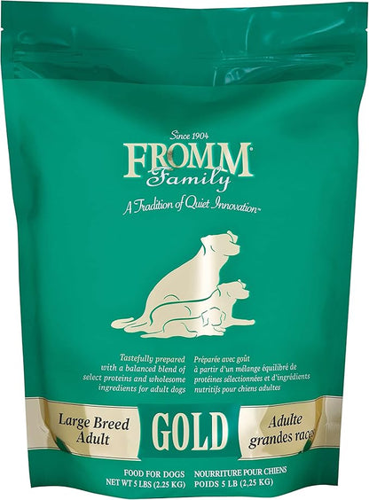 Fromm Gold Large Breed Adult Dry Dog Food, 5-Pound Bag - PAWPICO