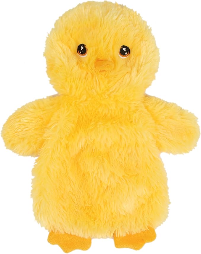 Best Pet Supplies Chicken Crinkle Plush Dog Toys for Interactive Play, Puppy and Senior Indoor Play, Colorful Chicken Toy Shape, Cute and Cuddly - Crinkle Chicken (Yellow) - PAWPICO
