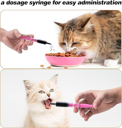 Iron Supplements for Cats-Liquid Iron Supplement for Anemia Cat-Polysaccharide Iron Complex Supports for Anemia in Cats Blood Health and Addresses Nutritional Deficiencies-Cat Care Essentials Ourea