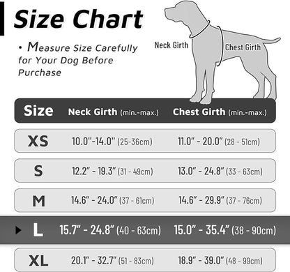 Eagloo Dog Harness for Large Dogs, No Pull Service Vest with Reflective Strips and Control Handle, Adjustable and Comfortable for Easy Walking, No Choke Pet Harness with 2 Metal Rings, Black, L GoExplorewithEagloo