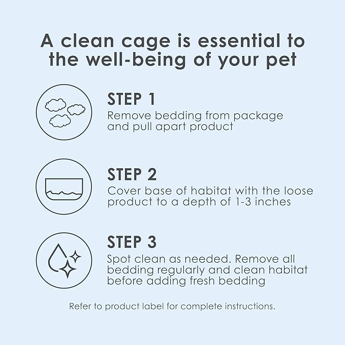 Kaytee Clean & Cozy White Paper Bedding, Made for Small Animals, 100 Liters, Pack of 2 Kaytee