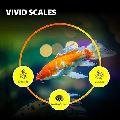 GOODPARTNER Purify Series for Koi Fish Food, Floating Fish Pellets, All Natural Ingredients, Balanced Composition of Pond Fish Food, Good for Fins Grow and Color Saturation, 2.29 oz (Pack of 2) GOODPARTNERFishFoodPurifySeries