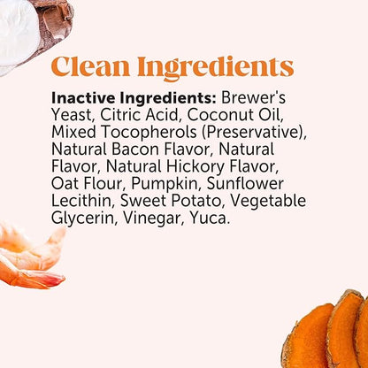 Pet Honesty Hip & Joint Health - Glucosamine for Dogs Soft Chews, Joint Supplement for Dogs with Glucosamine Chondroitin, Fish Oil, MSM, Turmeric, Advanced Pet Joint Support and Mobility (Bacon 90 Ct) PetHonesty