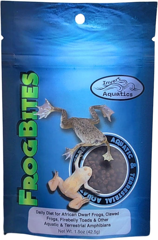 Frog Bites - Moist Pellet Sinking Diet for Frogs & Small Amphibians (1.5 oz (42.5g)) PAWPICO